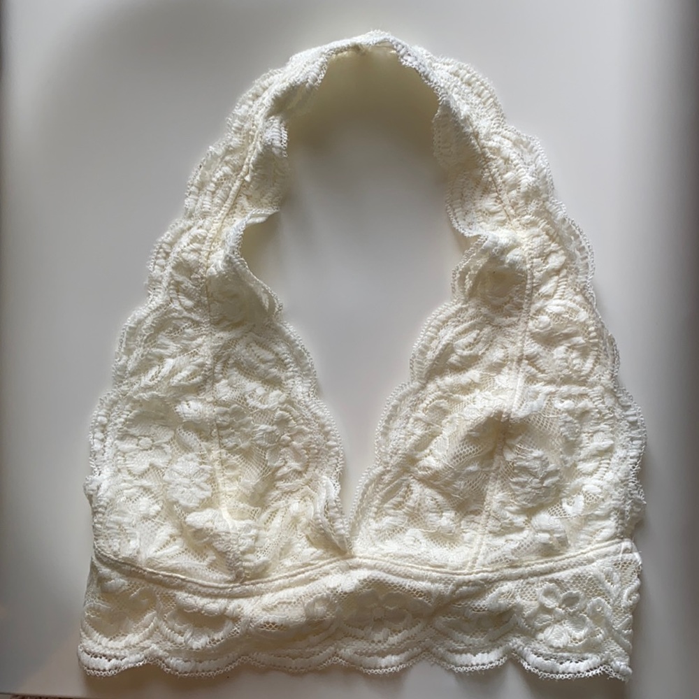 White bralette